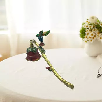 Свечегаситель, свеча, металлический инструмент для тушения, элегантный с длинной ручкой