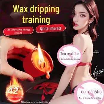 Свечи из воска «Пионовая роза» для пар в форме сердца — нежное свечение, низкая температура 42°, долговечность Heart Red