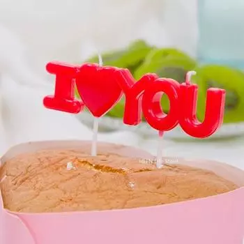 Свечи-признания в виде письма «Я люблю тебя» на День святого Валентина, атмосфера любви, свечи на день рождения, новые