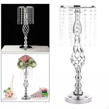 Свечи Свадебные центральные украшения Вазы Вазы Свечи Цветочные канделябры Украшения для домашней вечеринки 55cm Golden A