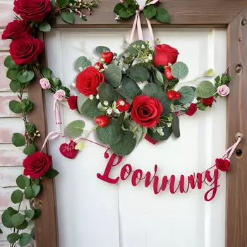 Свечной венок, настольный держатель для колонны, кольцо с искусственным цветком, кольца с зеленым венком