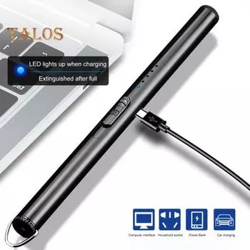 Свечной воспламенитель, большая емкость аккумулятора, простое управление, металлический, отличный предохранительный выключатель с батарейным питанием, электрический дуговой воспламенитель для общежития синий