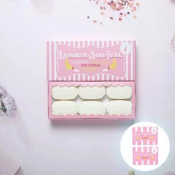 Swedish Egg Pack Deep Clean Bubble Глубокоочищающая пенящаяся пена для снятия макияжа для всех типов кожи, 6 упаковок, 50 г