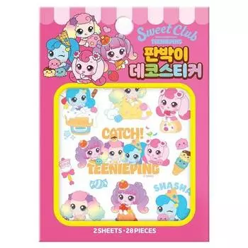 Sweet and Sour Catch Tiniping Сезон 4 Деко Наклейка, популярный персонаж в Корее