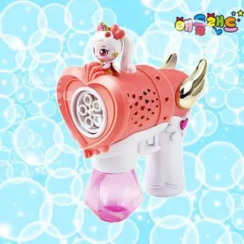 Sweet and Sour Catch Tiniping Spinning Auto Sweet Ping Bubble Gun Tiniping Season 4 Игрушка для мыльных пузырей, популярные корейские персонажи