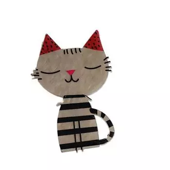 Sweet Animal Cat Acrylic Hairpin Bang Clip Hair Accessories Cartoon Duckbill Clip Korean Style Cartoon Hair Clip Kids