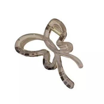 Sweet Bow Butterfly Large Hair Claw Crab Clip Hollow Hair Ties Bow Plastic Hair Streamer For Wo I3D2 pink-onesize