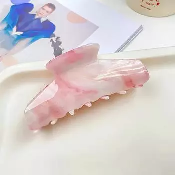 Sweet gradient color hairclip for women elegant shark clip fashion girl hair claw hair accessories