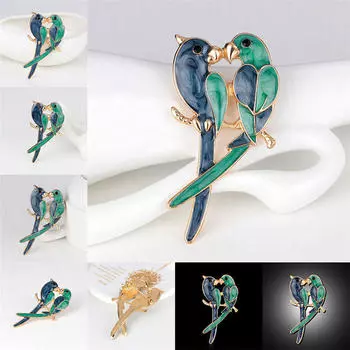 Sweet Love Animal Jewelry позолоченная рождественская брошь-капля 6.0*3.1cm