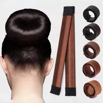 Sweet Magic Hair Bun Maker Простая ленивая вьющаяся палочка для волос DIY Twist Балетный пончик Повязка на голову для женщин и девочек Легкий инструмент для укладки волос 1