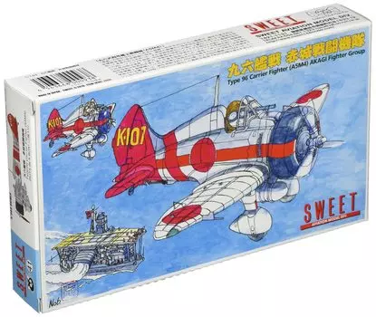 Sweet Ninety Six Battle Akagi Fighter Squadron 2 aircraft plastic model 14141 1/144