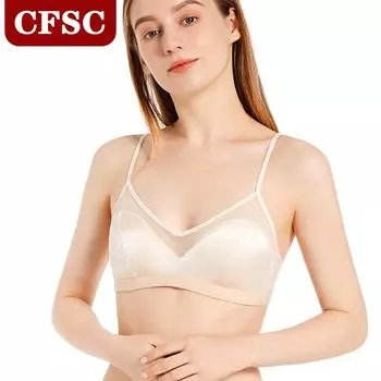 Sweet Pure Desire сетчатое прозрачное нижнее белье женское без стального кольца удобное дышащее тонкое нижнее белье бюстгальтер S чёрный