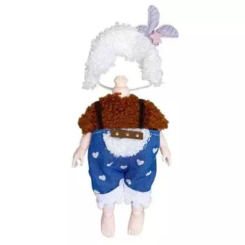 Sweet Skirt Doll Winter Dressup Skirt Plush Patch Cute Clothes Set Doll Accessory Style 19
