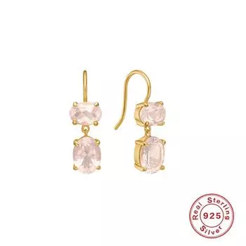 Sweet Sugar Cube Earrings Sweet Jelly Beans Gentle Ear Hook Earrings Commuter S925 Sterling Silver Earrings 925 Silver