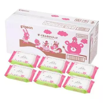 [Sweet wipes] Pigeon hand/mouth wipe nap 1120 sheets (70 sheets x 16P) Pigeon Friends case sale