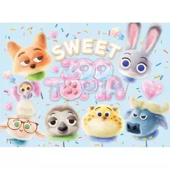 Sweet Zootopia Jigsaw Puzzle Disney Animation 500 Pieces, популярный корейский пазл