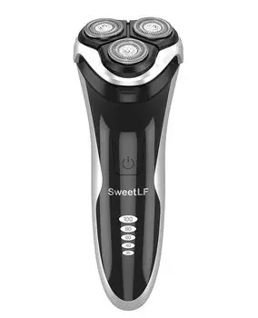 SweetLF роторный USB IPX7 триммер для бритья в ванной 3 японская инструкция 7105BKN Мужская бритва, бритва, зарядка, водонепроницаемая, возможно, в комплекте, лезвия,