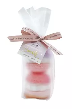 Sweets maison Bath Salts Combination Macaron Fizz Courtly Набор из 2 шт. Floral Cassis & OB-SMM-61-1
