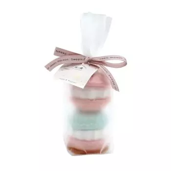 Sweets maison Bath Salts Combination Macaron Fizz Courtly Set of 2 Fruit & Muguet OB-SMM-61-2