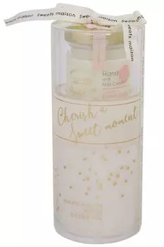Sweets Maison Hand Nail Cream Towel Set Gift Lemon Sorbet Scent & OB-SMM-54-4