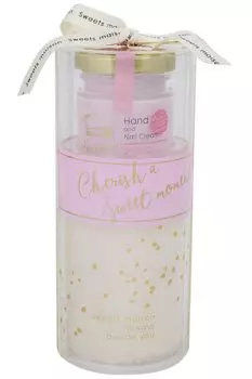 Sweets Maison Hand Nail Cream Towel Set Gift Fruity Chiffon Scent & OB-SMM-54-1