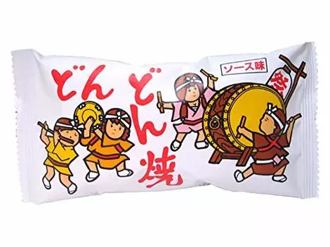 Sweets Warehouse Kado Dondon Yaki 12g x 75 bags Dagashi Large Capacity Commercial Use Yukkun s (15x5) /