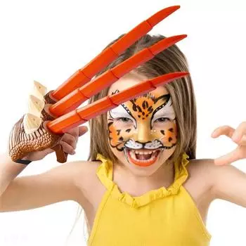 Сверхдлинный выдвижной коготь динозавра реквизит для косплея для детских фотографий сценическое представление вечеринка