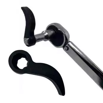 Сверхкомпактный регулируемый лом с храповым механизмом для труднодоступных мест. Стальная конструкция.