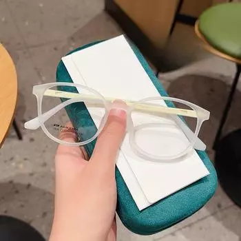 Сверхлегкая оправа для очков для учащихся начальной и средней школы, овальная маленькая оправа, очки для мужчин и женщин, могут быть с ученой степенью