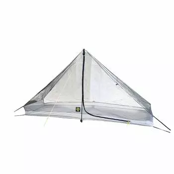 Сверхлегкая палатка Serenity Net от Six Moon Designs, 11 унций, 312 г, палатка Solo Net, черная сетка. Идеальное решение для кемпинга с серым полом, свободного от насекомых.