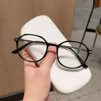 Сверхлегкая полигональная оправа для очков Ins Feng Su Yan TR90 Online Celebrity для мужчин и женщин может быть оснащена синими очками для близорукости.
