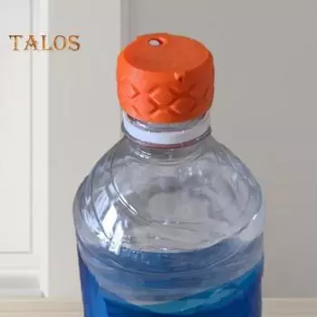 Сверхлегкая портативная крышка для бутылки для мытья, напечатанная на 3D-принтере, многоразовая стандартная бутылка, насадка для биде для путешествий, походов, кемпинга, очистки, ополаскивания, насадки C оранжевый