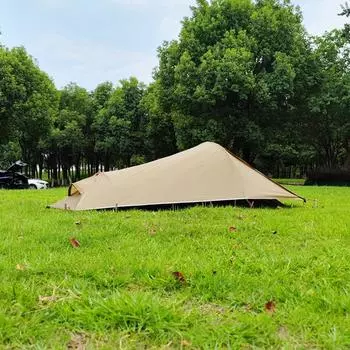 Сверхлегкая уличная палатка для кемпинга, палатка для одного человека, водонепроницаемая палатка, авиационный алюминий дубильная кора