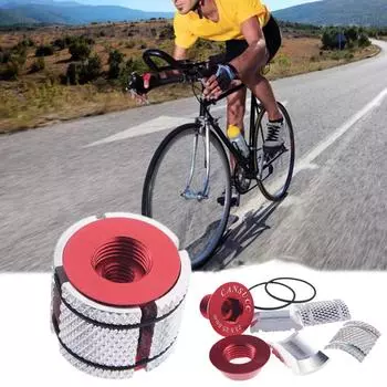 Сверхлегкая велосипедная вилка, расширительная заглушка для велосипедной гарнитуры, заглушка для выноса велосипедной гарнитуры, удлинитель верхней крышки серебряный