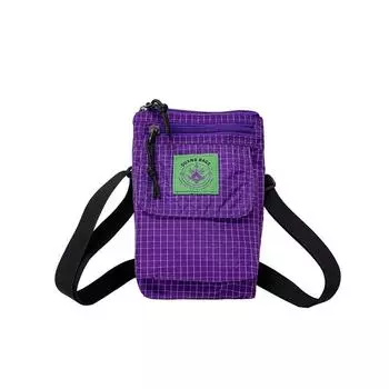 Сверхлегкая водонепроницаемая сумка для мобильного телефона, уличная наплечная сумка, мужская нагрудная сумка, женская клетчатая сумка кроссбоди фиолетовый