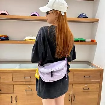 Сверхлегкая водонепроницаемая сумка из ткани Оксфорд, женская универсальная сумка через плечо, нейлоновая легкая практичная сумка-седло Width 30 * Height 20 * Thickness 13CM