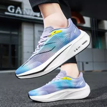 Сверхлегкие кроссовки для бега Мужские профессиональные легкие амортизирующие пружинные кроссовки для гонок и тренировок с дышащей подошвой 41