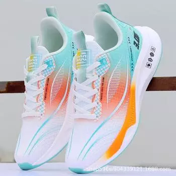 Сверхлегкие мужские кроссовки, спортивная обувь, летняя мужская, новая, мягкая подошва, амортизирующая, дышащая, кроссовки для бега, молодежная повседневная обувь 36