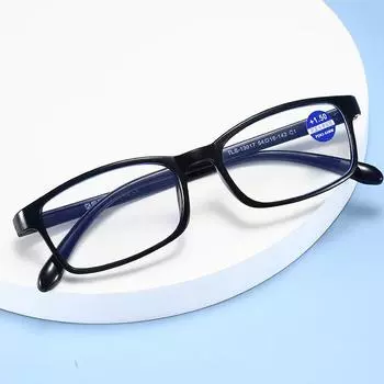 Сверхлегкие очки для чтения Run Rivers And Lakes High Definition Old Glasses Old Anti-Blue Simple Old Flower Stall mirror box + mirror cloth