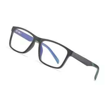 Сверхлегкие очки TR90 с защитой от синего света, мужские квадратные очки с оправой для компьютера, прозрачные очки для женщин, UV400 C1Green