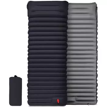 Сверхлегкие подушечки, быстрая уличная палатка, кровать, спальный самостоятельный походный изоляционный ножной насос, коврик для кемпинга коричневый