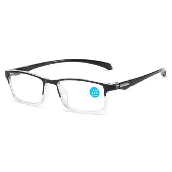 Сверхлегкие полнокадровые очки для чтения с защитой от синих лучей, женские и мужские полимерные очки для дальнозоркости, очки унисекс, очки от +1,0 до +4,0 350