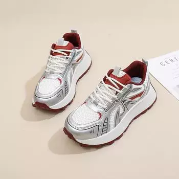 Сверхлегкие повседневные дышащие нескользящие туфли для папы весна 2025 новые модные универсальные износостойкие спортивные туфли AM1090 35 серый