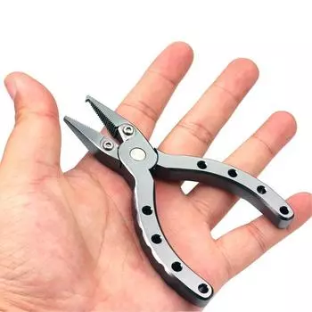 Сверхлегкие рыболовные плоскогубцы, 115 мм, 4,5 дюйма, 41 г, разъемные алюминиевые рыболовные плоскогубцы