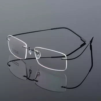 Сверхлегкие титановые очки для чтения без оправы TR90 с эффектом памяти, женские очки для дальнозоркости 1
