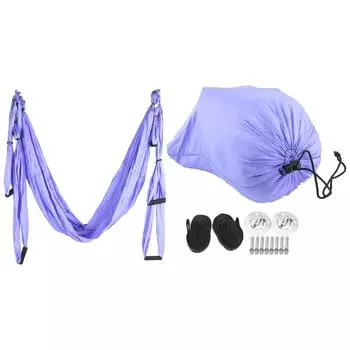 Сверхлегкий гамак для йоги Антигравитационные качели для йоги Гамак Аксессуары для домашнего фитнеса Синий Фиолетовый синий
