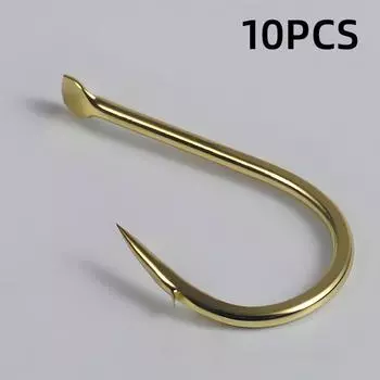 Сверхлегкий гигантский рыболовный крючок с золотым обратным жалом Tsurugi, гигантский рыболовный крючок для черного карпа, крючки для ловли карпа с обратным донным жалом, упакованные оптом 3#