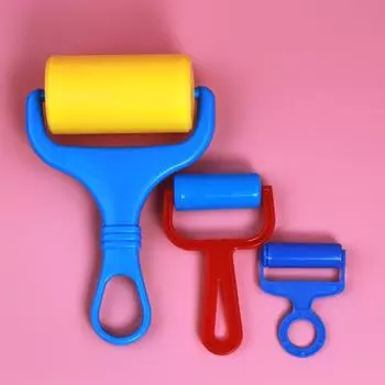 Сверхлегкий набор космической глины с валиком, толкателем и формой Small fader