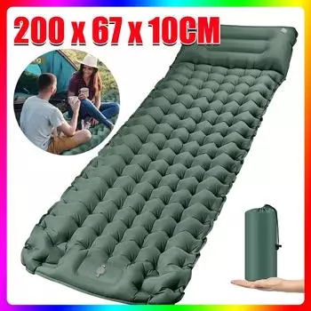 Сверхлегкий надувной коврик для кемпинга, надувной матрас, спальный коврик для походов на открытом воздухе, Австралия