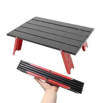 Сверхлегкий портативный складной походный стол, складной, алюминиевый сплав, мебель для обеденного стола на открытом воздухе, мини-тур для пикника и барбекю